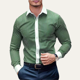 The Harwood Men’s Multicolour Vertical Stripe Casual Shirt