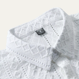 The Ashland Ridge Men’s Summer Textured Button-Up Shirt