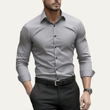 The Pantelleria Men's Elegant Solid Colour Business Shirt