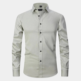 The Torcello Men’s Slim Fit Stretch Long Sleeve Dress Shirt