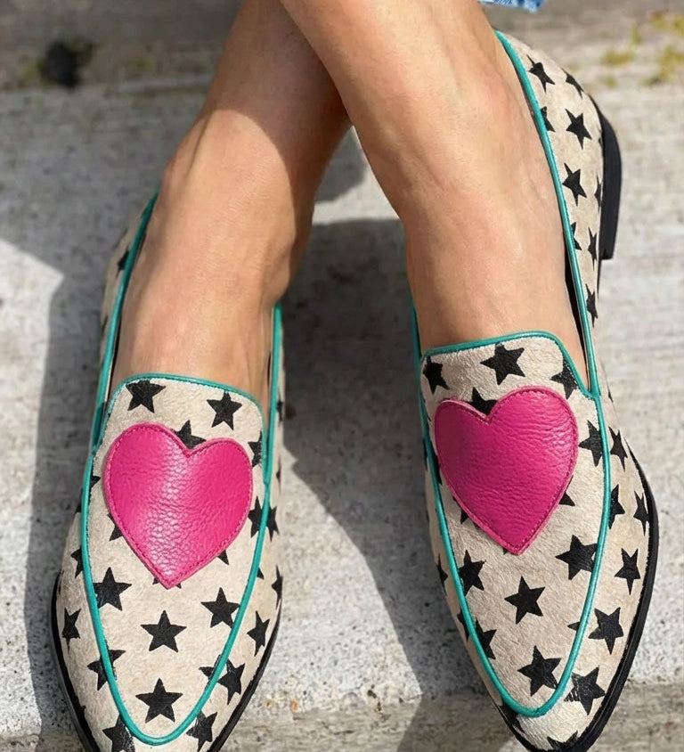 Marisol - Playful Heart-Shaped Loafers