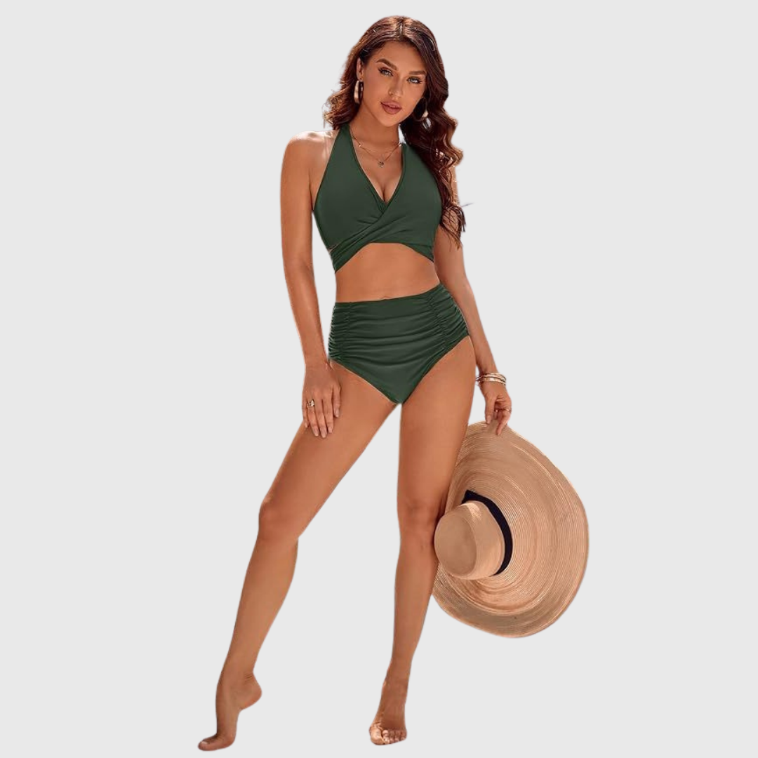 Pascale | Chic High-Waisted Bikini Ensemble