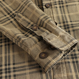 The Timbercrest Ridge Men’s Lightweight Checkered Cotton Shirt Jacket