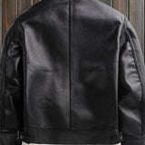 Dorian™ | L’Aviateur: Leather Jacket Featuring Luxurious Fur Accents