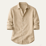 The Pinehurst Ridge Men’s Lightweight Summer Beach Linen Shirt