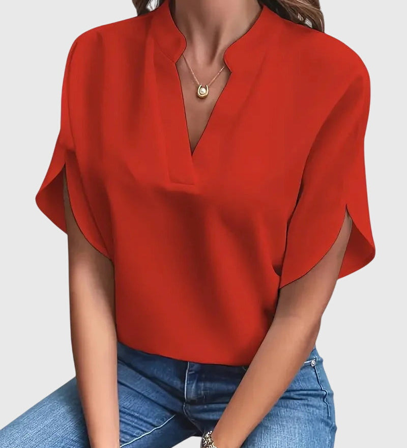 Isabelle | Luxuriously Soft V-Neck Top