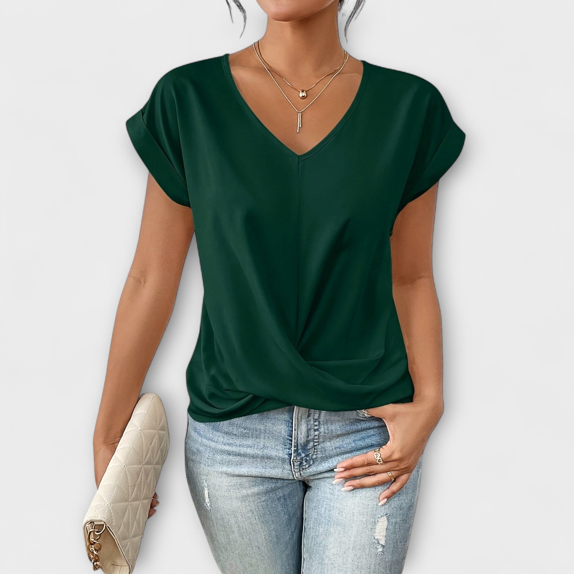 Claire | Stylish V-Neck Blouse