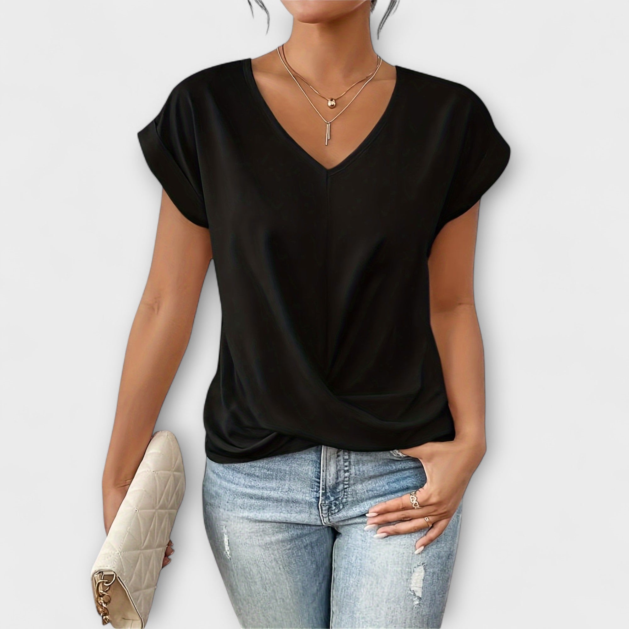 Claire | Stylish V-Neck Blouse