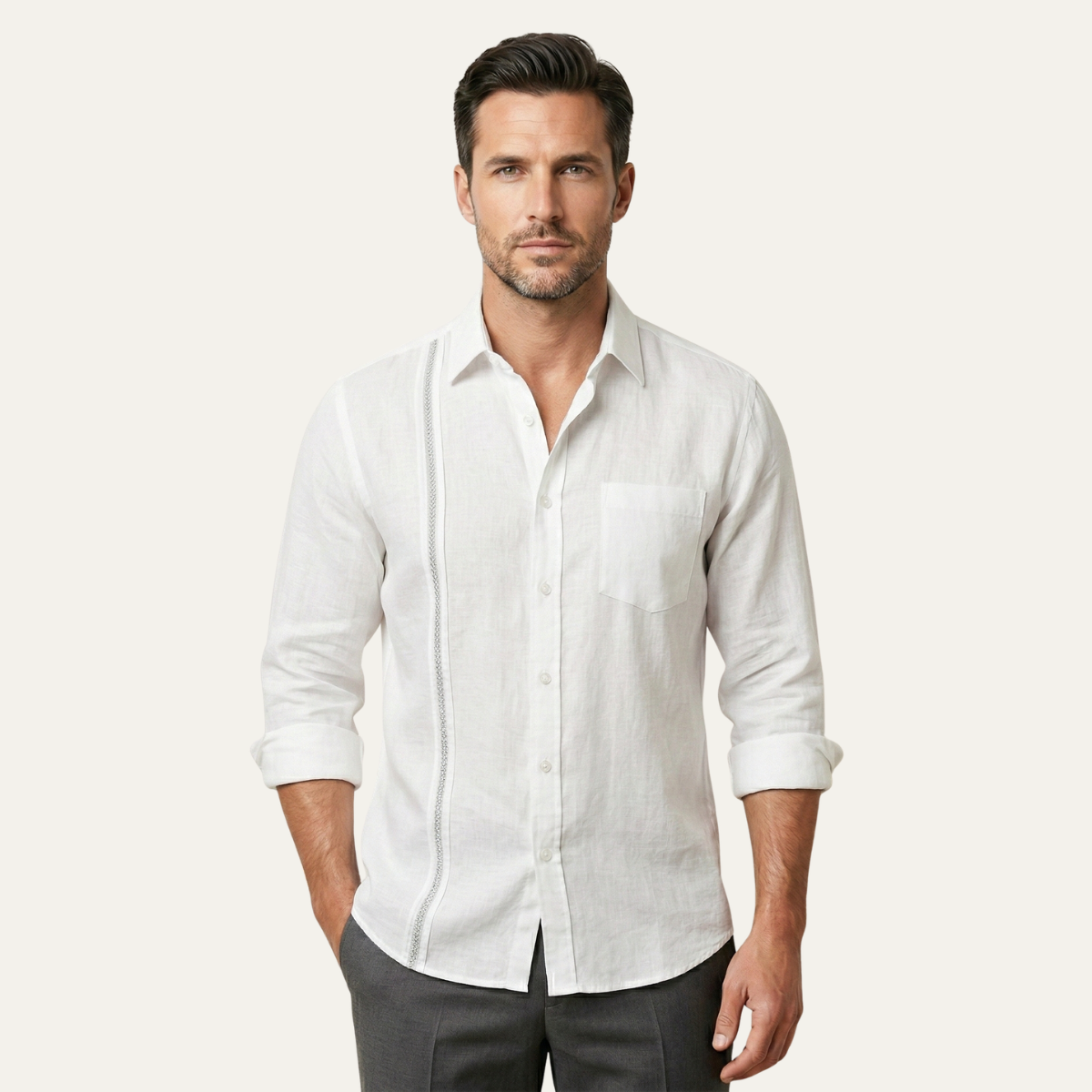 The Ridgehaven Men’s Button-Up Casual Beach Shirt