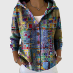 Aileen hooded knit cardigan for women | Ellie Dublin
