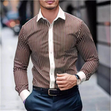 The Harwood Men’s Multicolour Vertical Stripe Casual Shirt