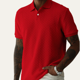The Oakridge Hill Men’s Classic Textured Summer Polo Shirt