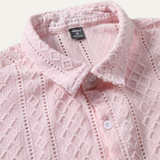 The Foxbrook Men’s Soft Textured Button-Up Shirt
