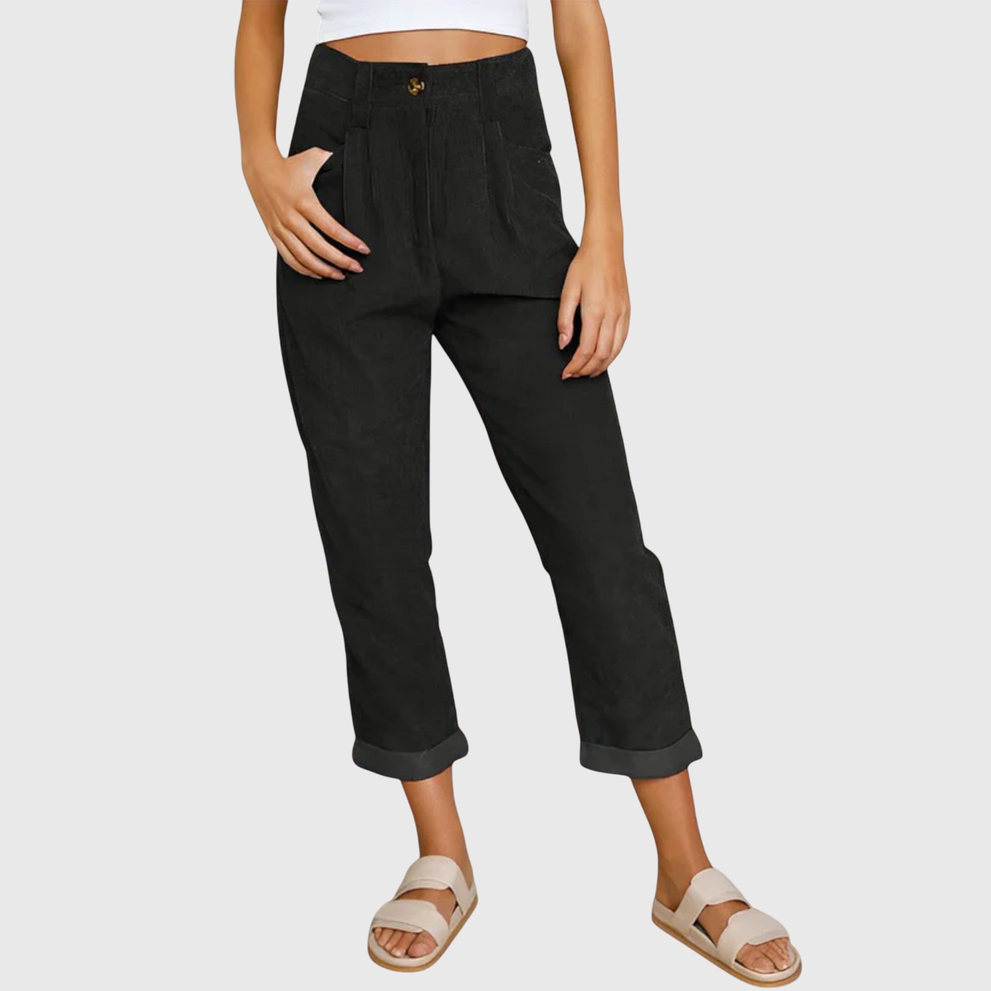 Claire | Contemporary Corduroy Pants