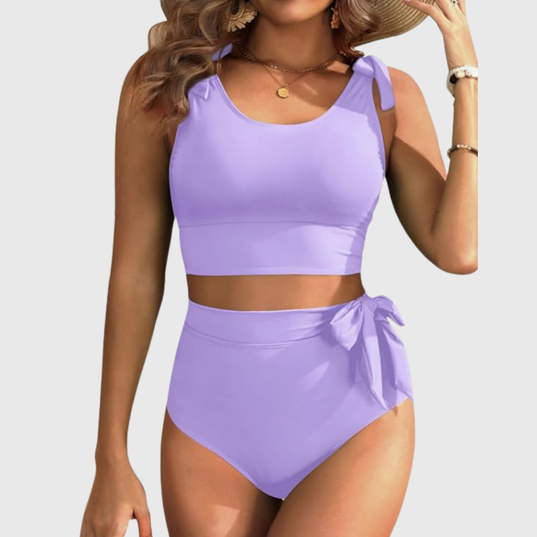 Auriane | High-Waisted Two-Piece Swimwear Set