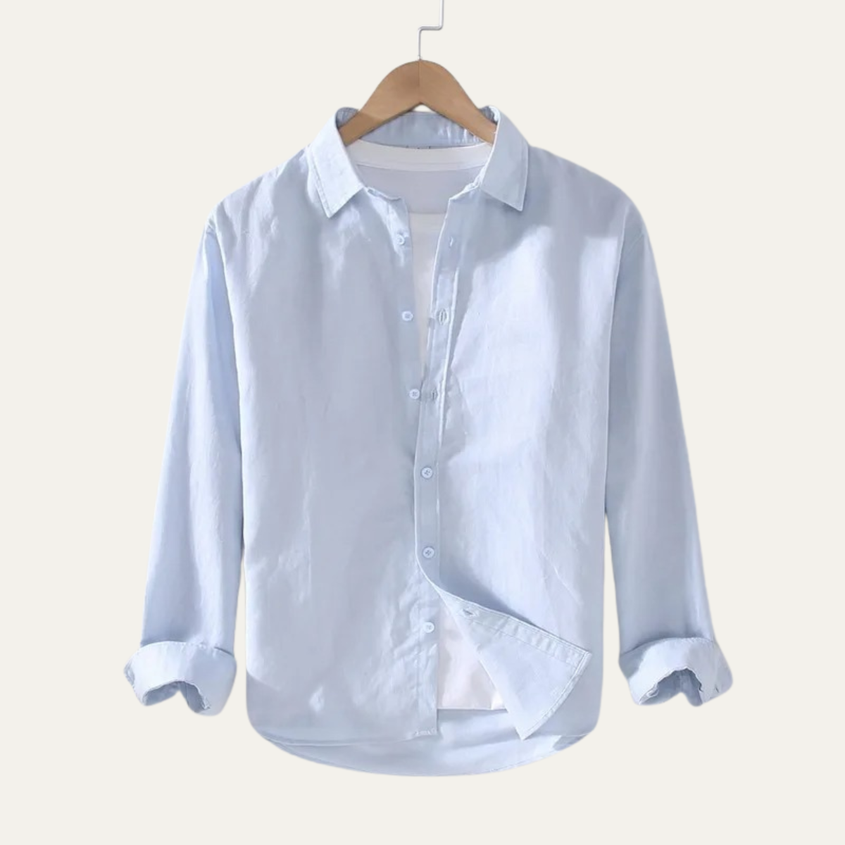 The Willowfield Men’s Summer Linen Cotton Casual Shirt