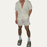 The Briarstone Men’s Vintage Hollow Out Knit Summer Top