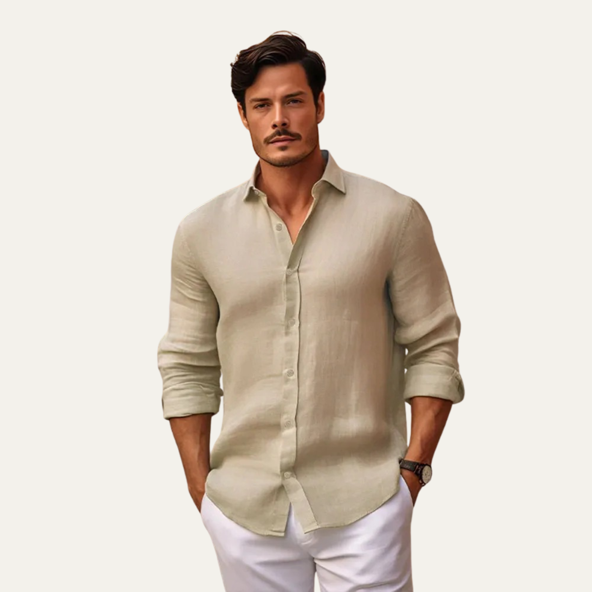 The Hawthorn Grove Men’s Breathable Slim Fit Button Down Shirt