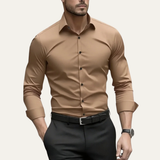 The Pantelleria Men's Elegant Solid Colour Business Shirt