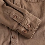 The Hillston Men’s Vintage Washed Utility Casual Shirt Jacket