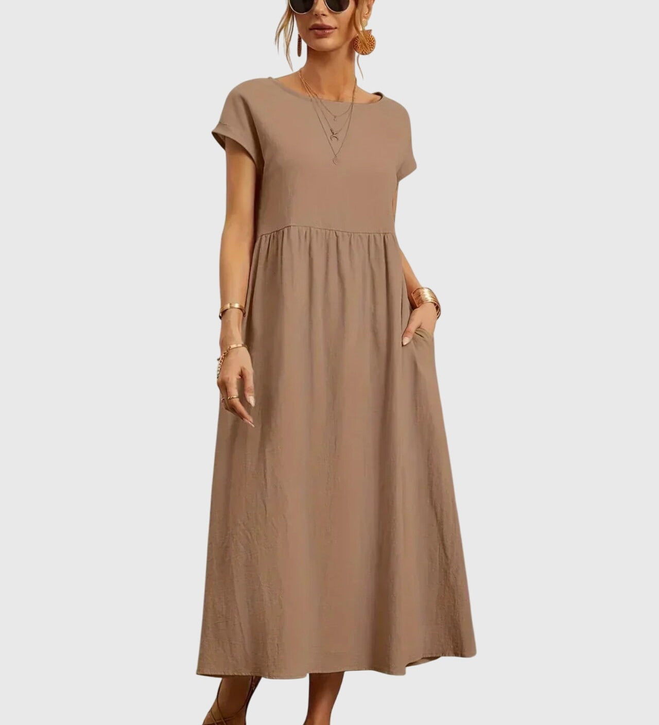 Giselle | Casual Dress with Pockets