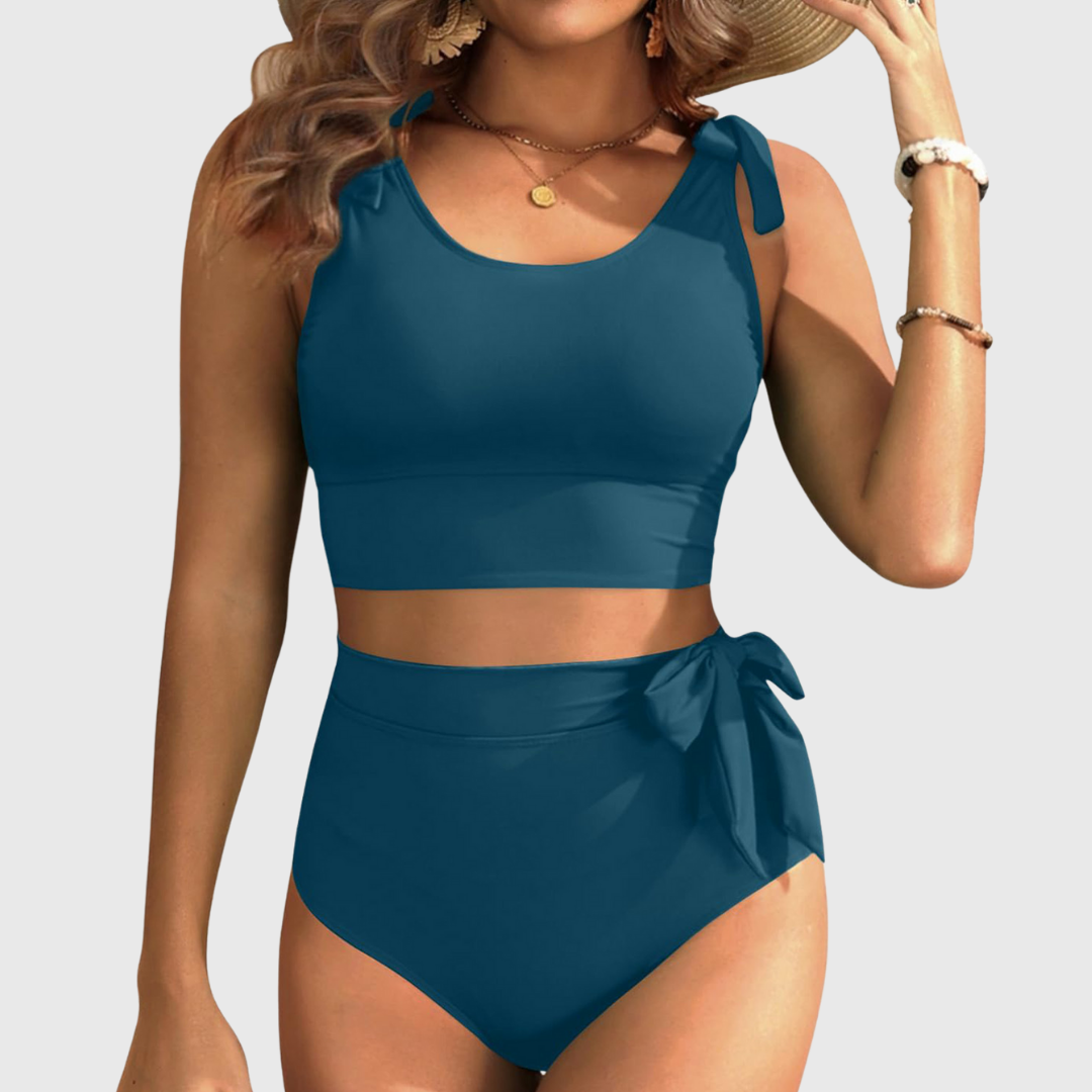 Auriane | High-Waisted Two-Piece Swimwear Set
