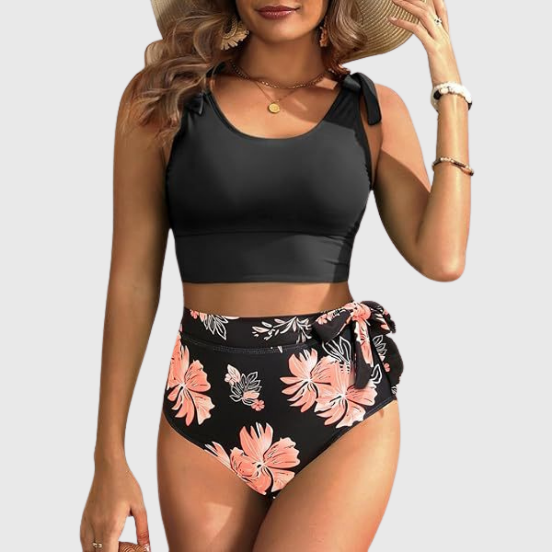 Auriane | High-Waisted Two-Piece Swimwear Set