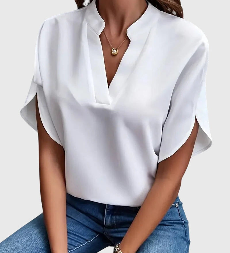 Isabelle | Luxuriously Soft V-Neck Top