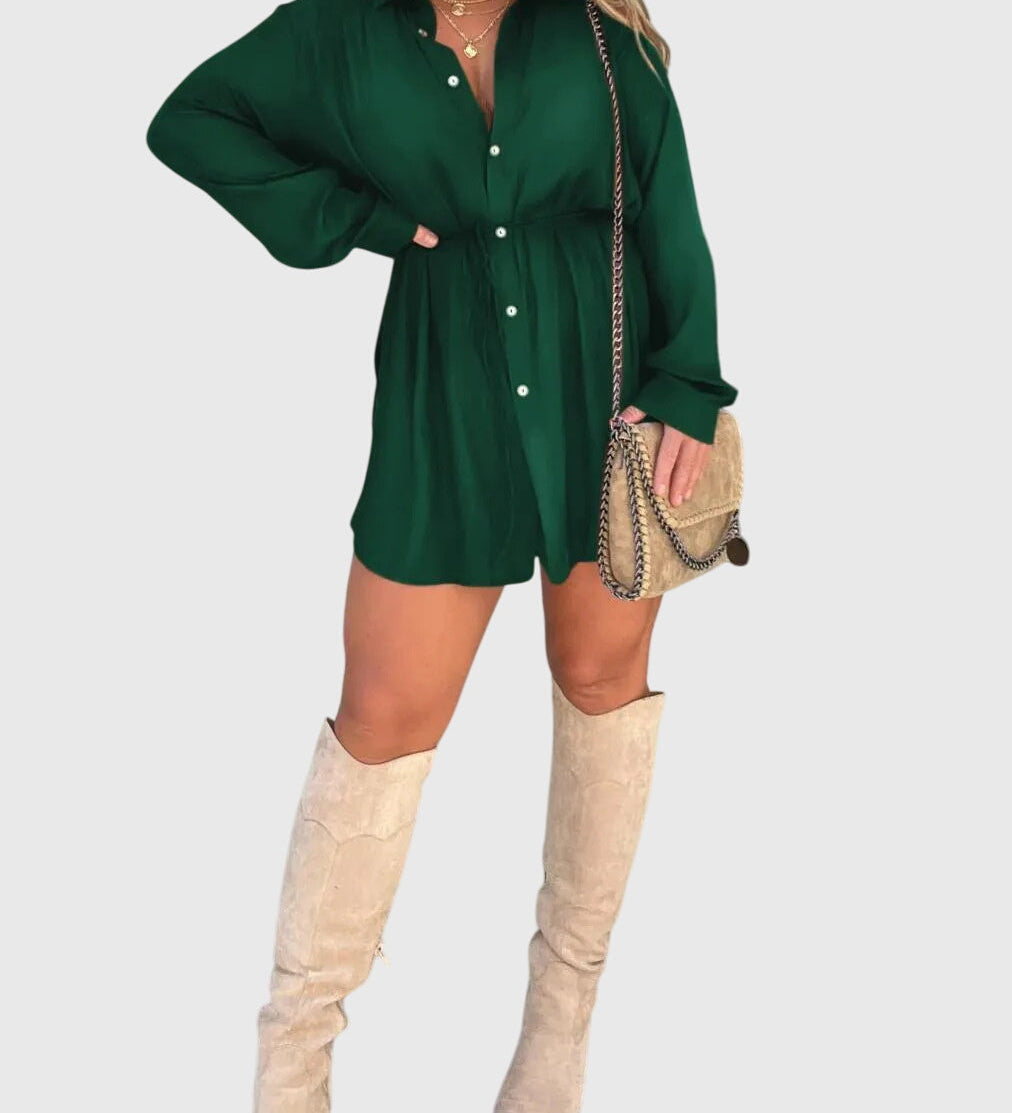 Sylvie | Elegant Pinafore Dress