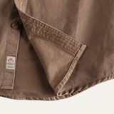 The Hillston Men’s Vintage Washed Utility Casual Shirt Jacket