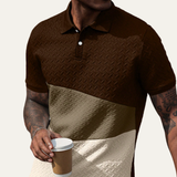 The Oakridge Hill Men’s Classic Textured Summer Polo Shirt