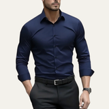The Pantelleria Men's Elegant Solid Colour Business Shirt