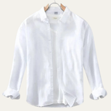 The Ashenwood Men’s Classic Linen Cotton Button-Up Shirt