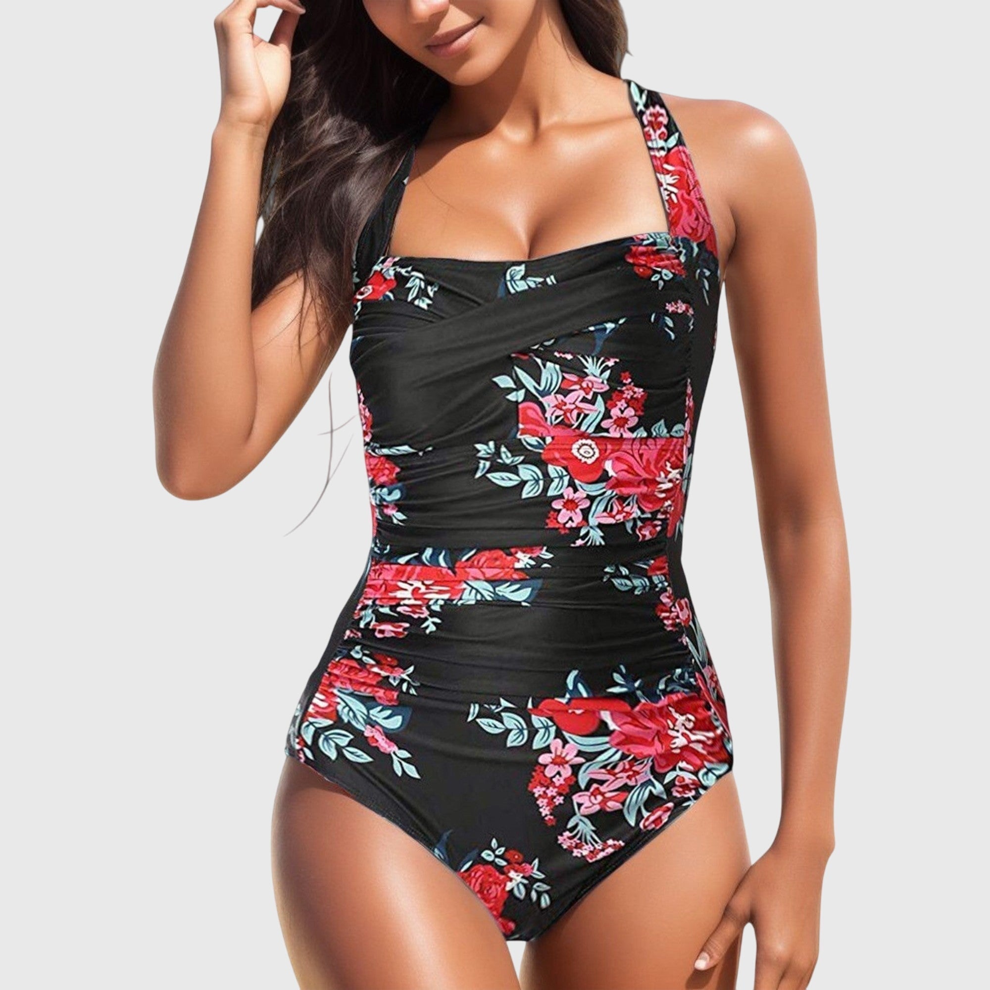 Raphaëlle | Floral Print One-Piece Swimsuit