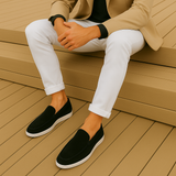 Chic Nubuck Leather Moccasins