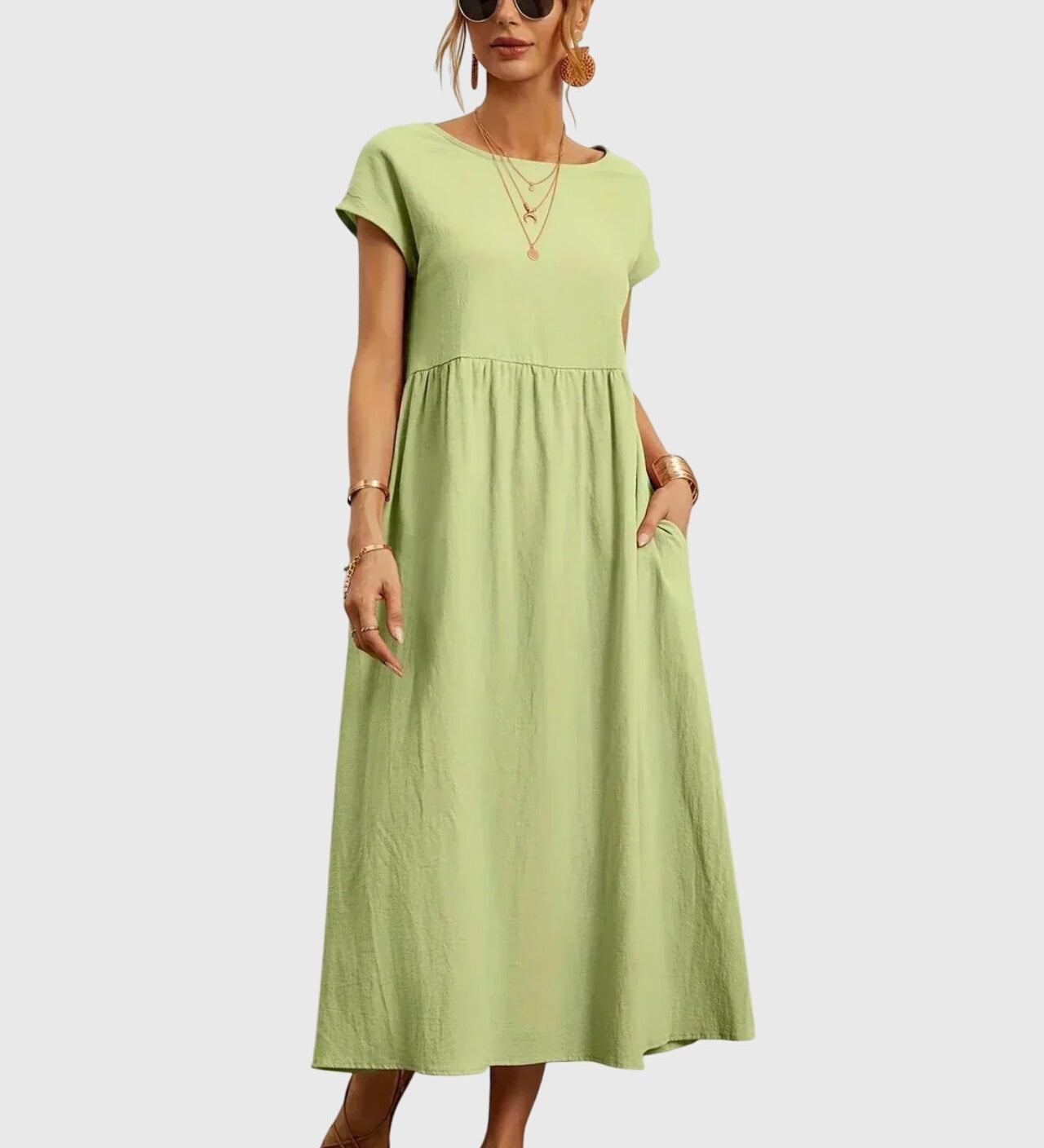 Giselle | Casual Dress with Pockets