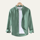 The Willowfield Men’s Summer Linen Cotton Casual Shirt