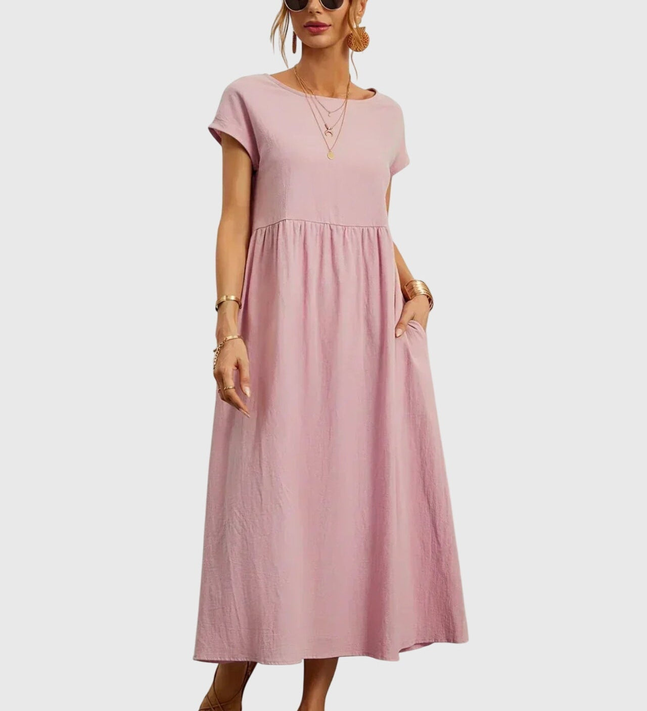 Giselle | Casual Dress with Pockets