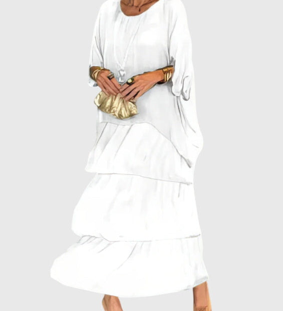 Patricia | Elegant Long and Flowing Dress