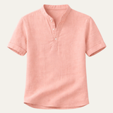 The Glencrest Ridge Men's Soft Linen Summer Casual Button-Up Shirt