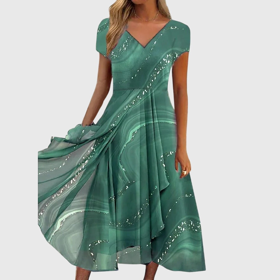Aubrielle | Fluid Midi Dress