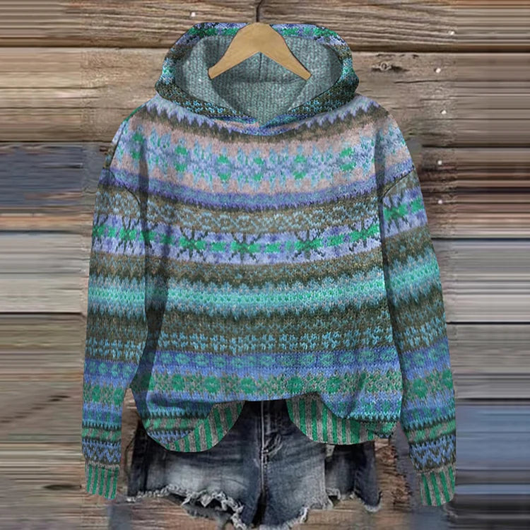 Gaby | Vintage-Inspired Ethnic Sweatshirt