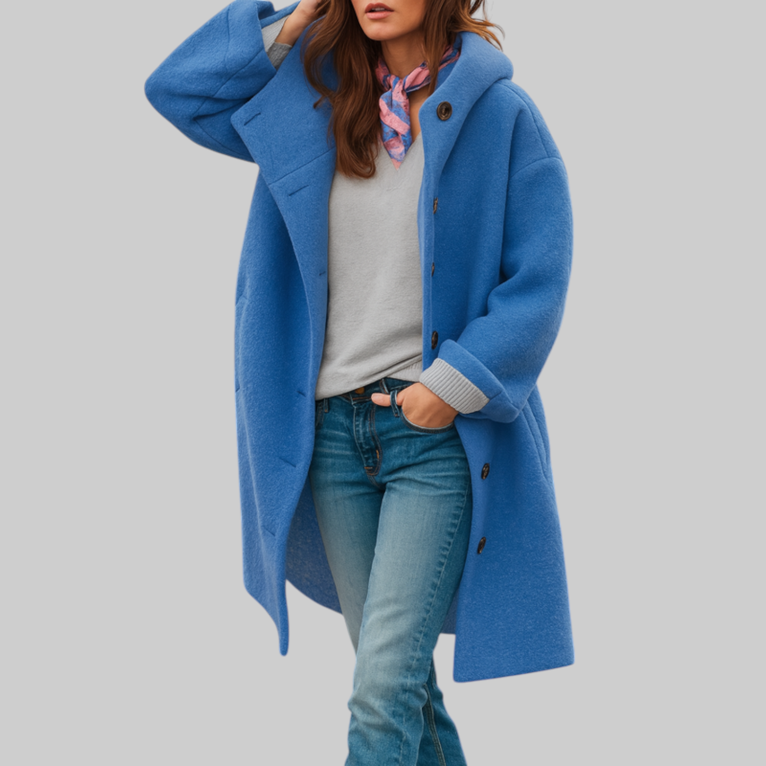Freja | Comfortable Mid-Length Everyday Coat