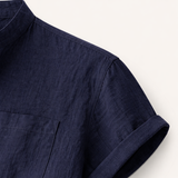 The Paddington Men’s Breathable Cotton Linen Henley Shirt