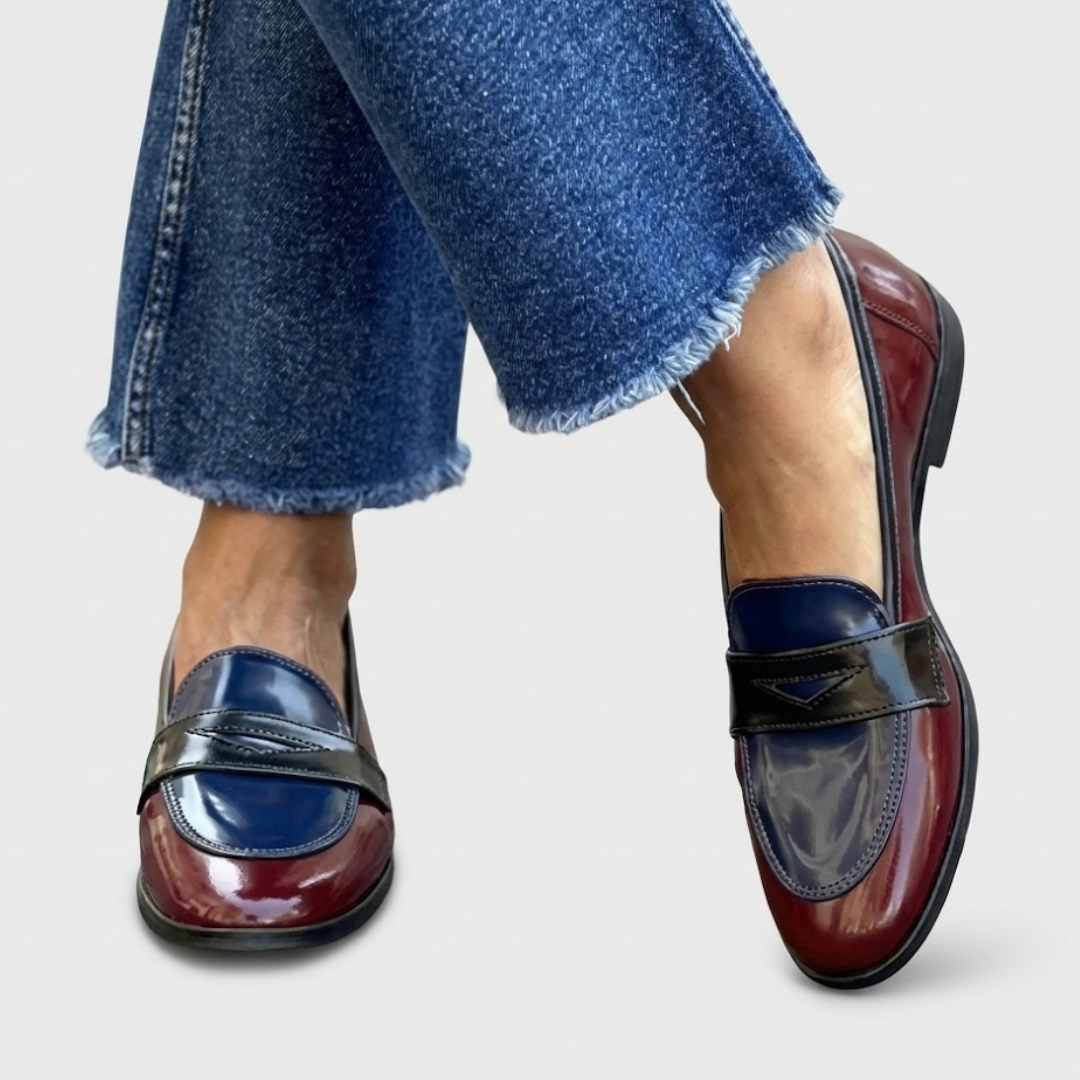 Claudia™ | Two-Tone Loafers