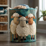 Molly fluff parade quilted laundry basket by Ellie Dublin