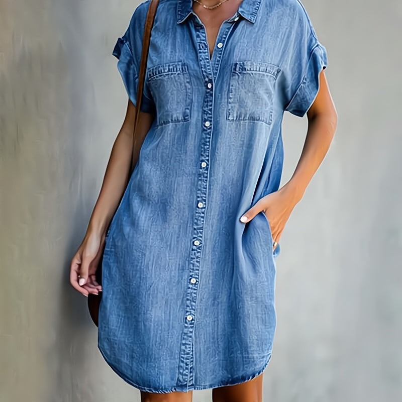 Suzanne | Button-Up Shirt Dress