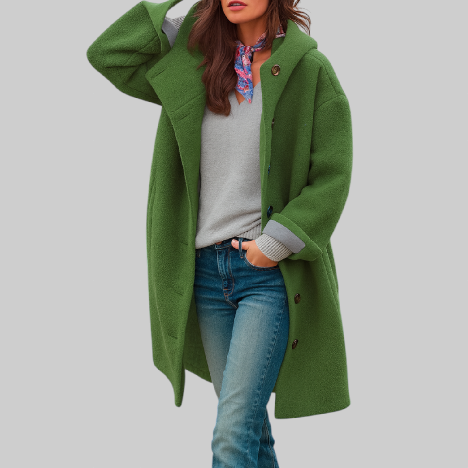 Freja | Comfortable Mid-Length Everyday Coat