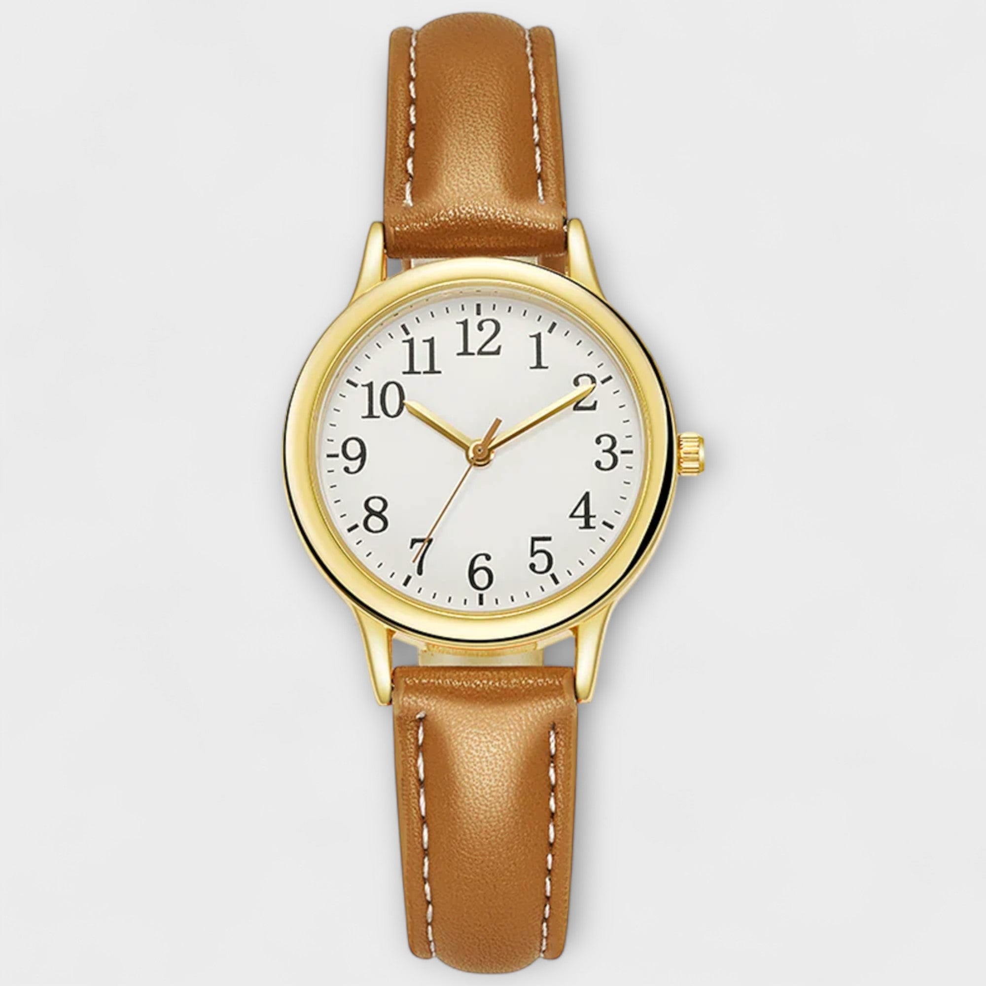 Katarina® - Timeless Watch Featuring a Green Leather Strap
