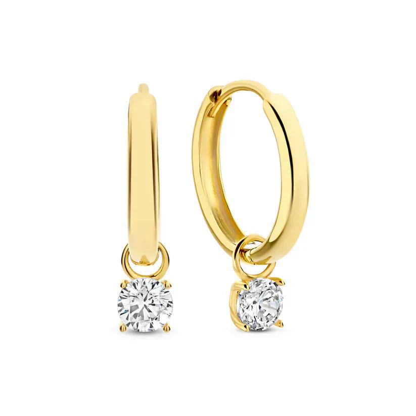 Lunar Drops Wire Earrings